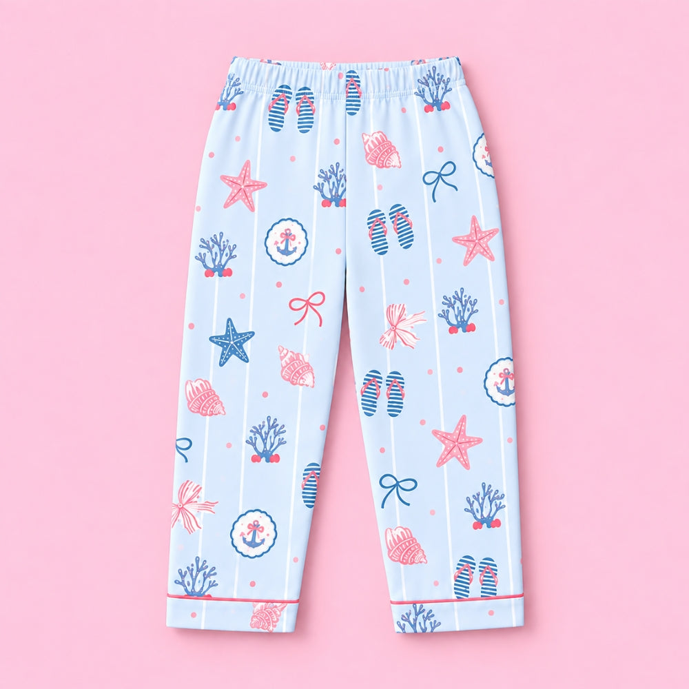 Pure Cotton Night Suit - Vacay Mode