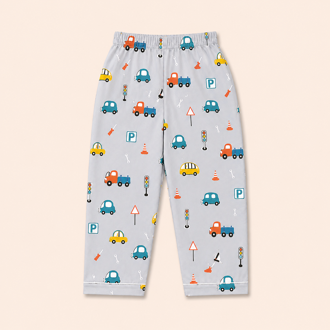 Pure Cotton Night Suit - Vroom