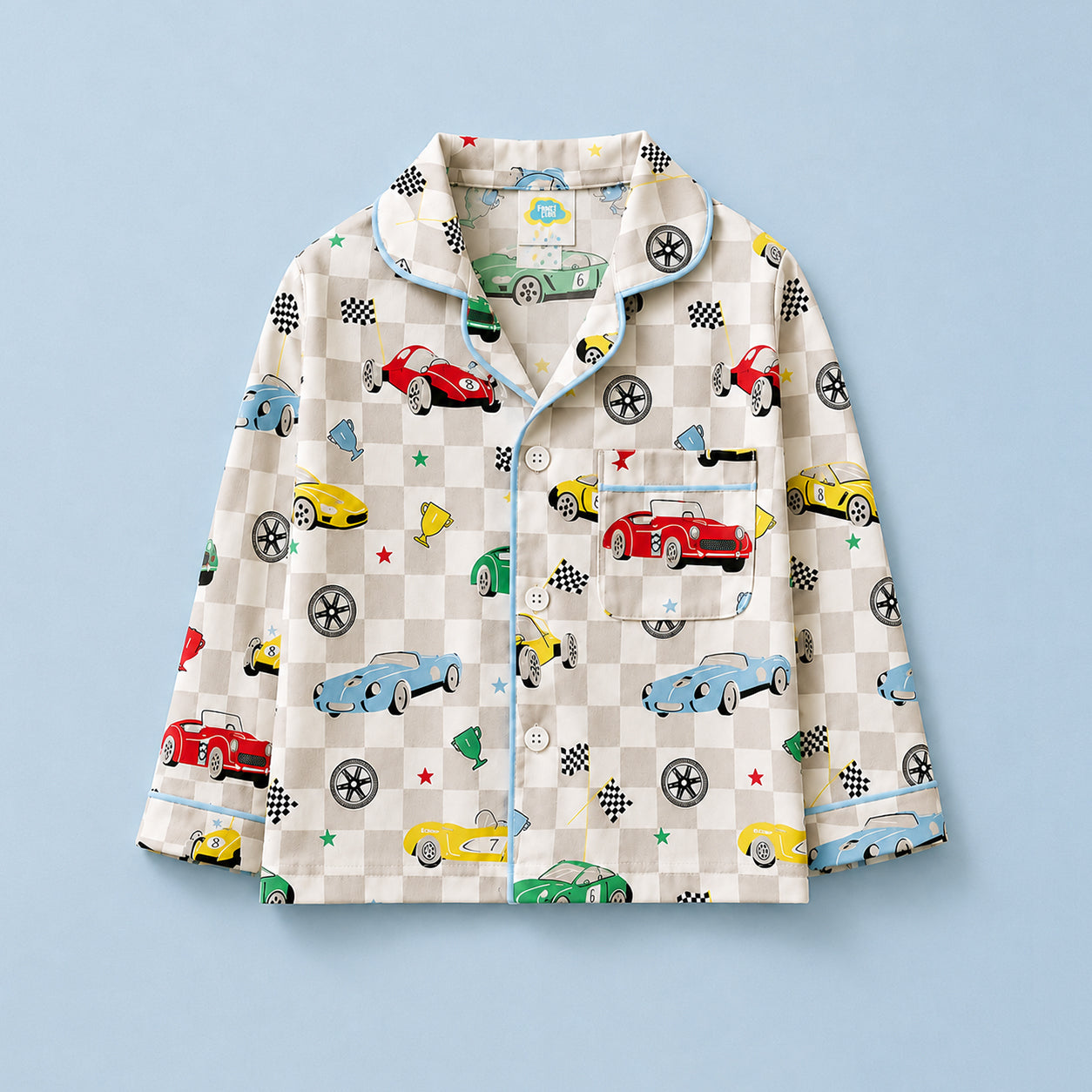 Pure Cotton Night Suit - Wheelie