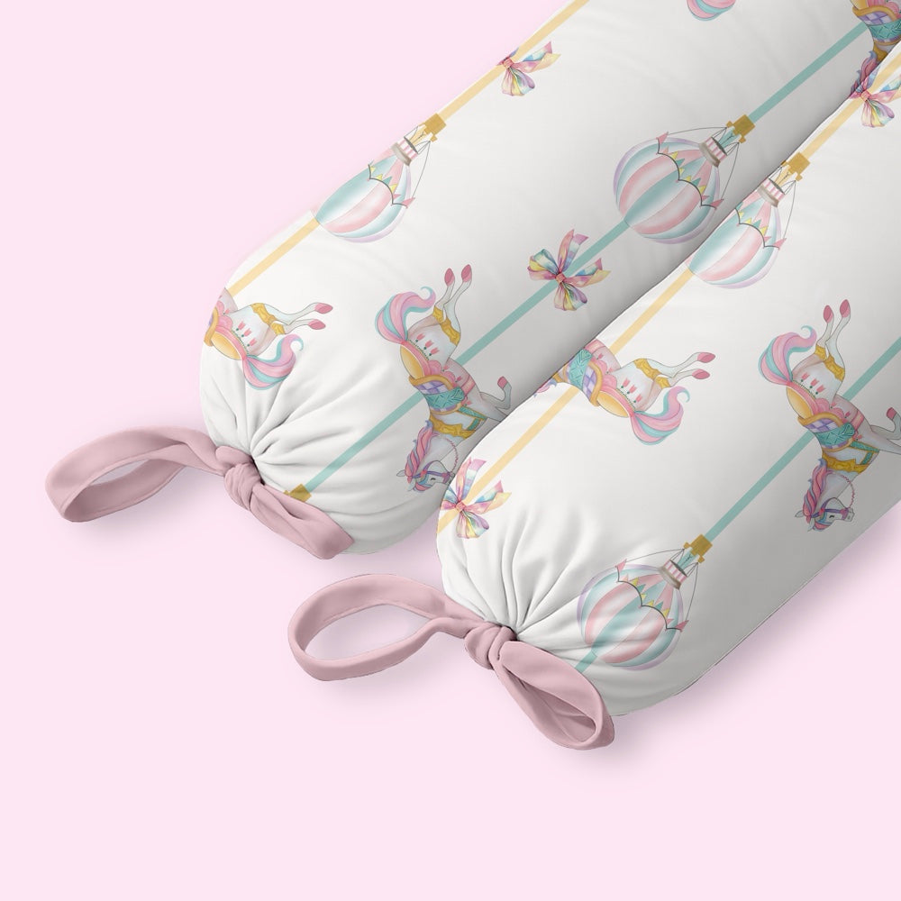 Set of 2 Organic Bolsters - Wonderland