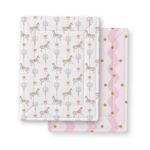 Set of 2 Organic Changing Sheet - Wonderland