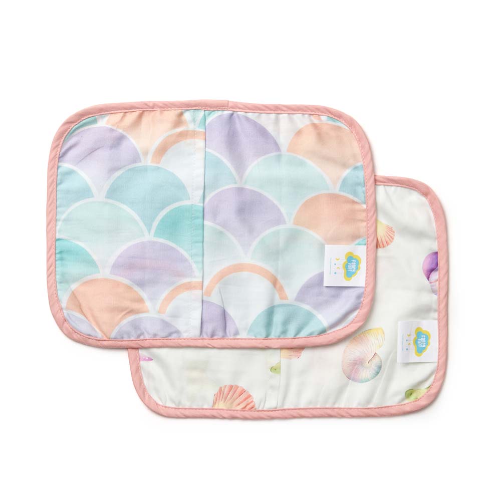 Set of 2 Organic Rai Pillow Cover - Sea Fantasy