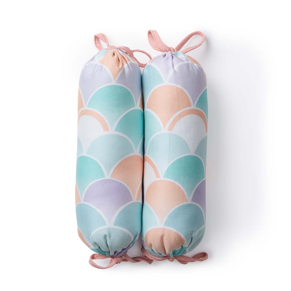 7 Pc Organic Baby Cot Bedding Set- Sea Fantasy