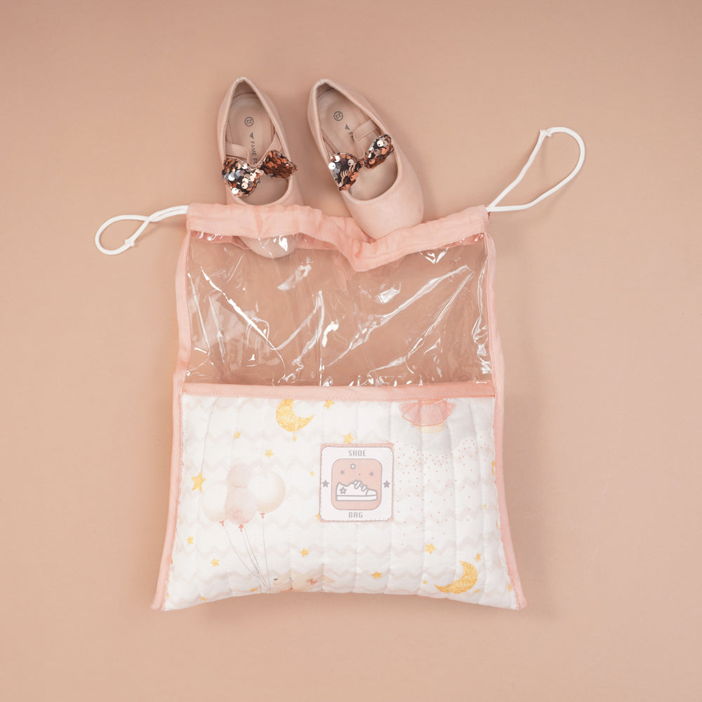 Organic Cotton Shoe Bag - Day Dream