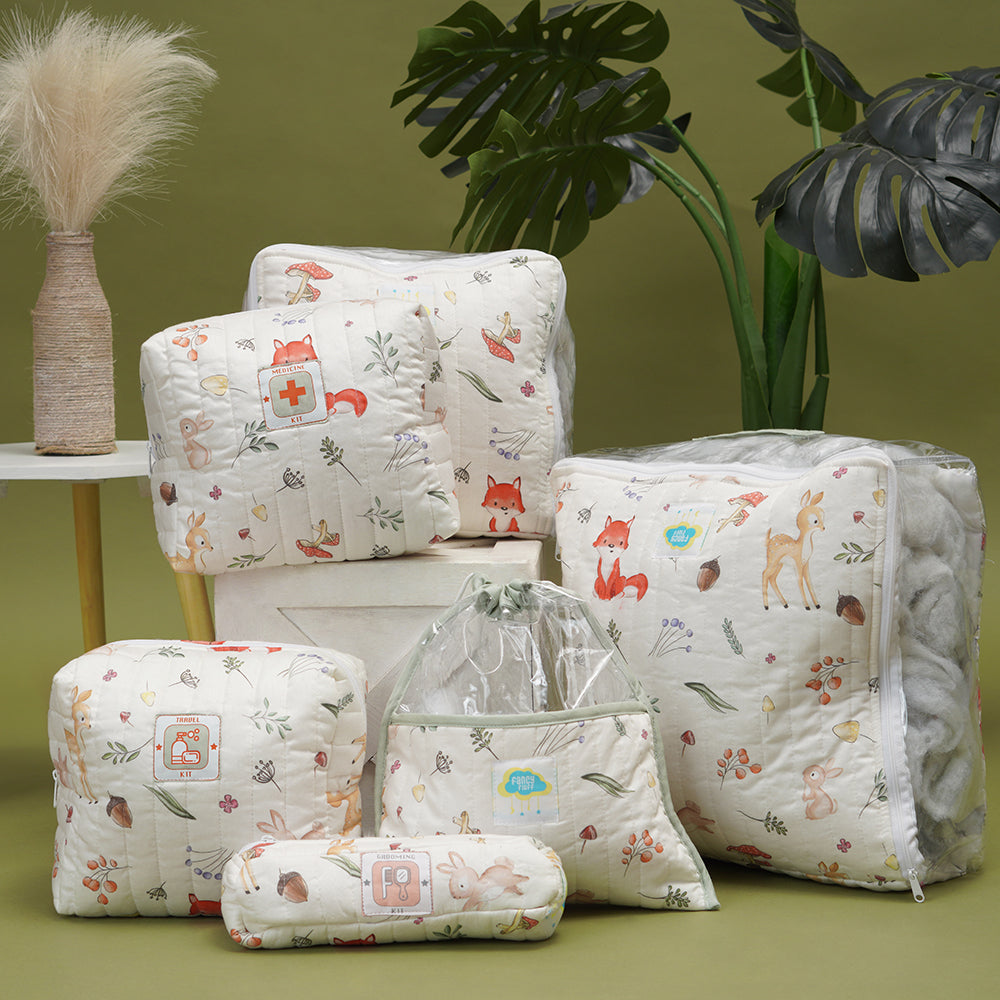 Organic Cotton On The go Ultimate Kit Set - Woodland