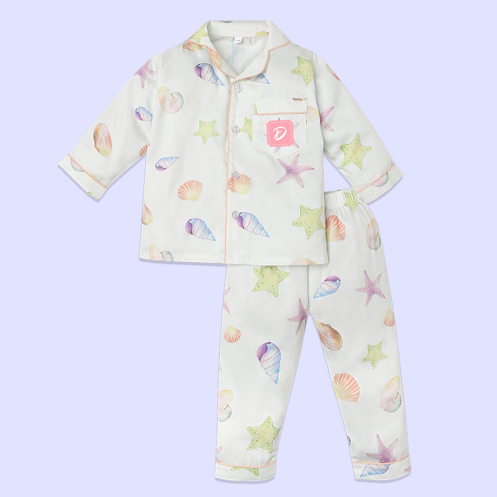 Organic Night Suit - Sea Fantasy