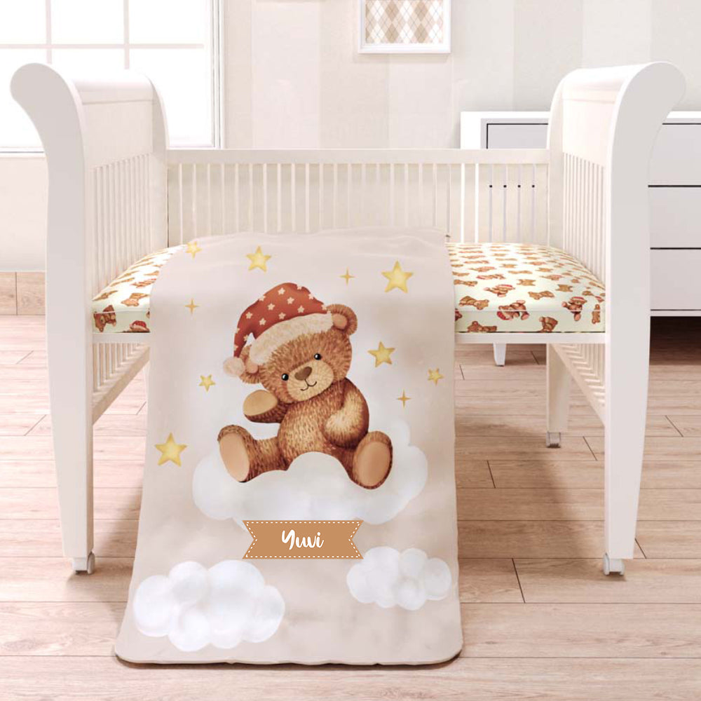 Organic Toddler Comforter - Cuddle Bear