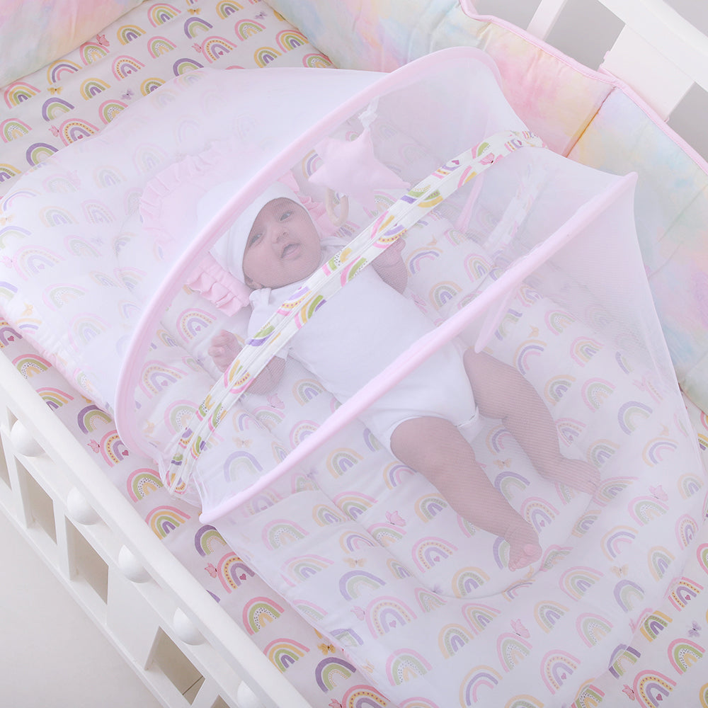Organic Mosquito Net Set - Rainbow Dreams