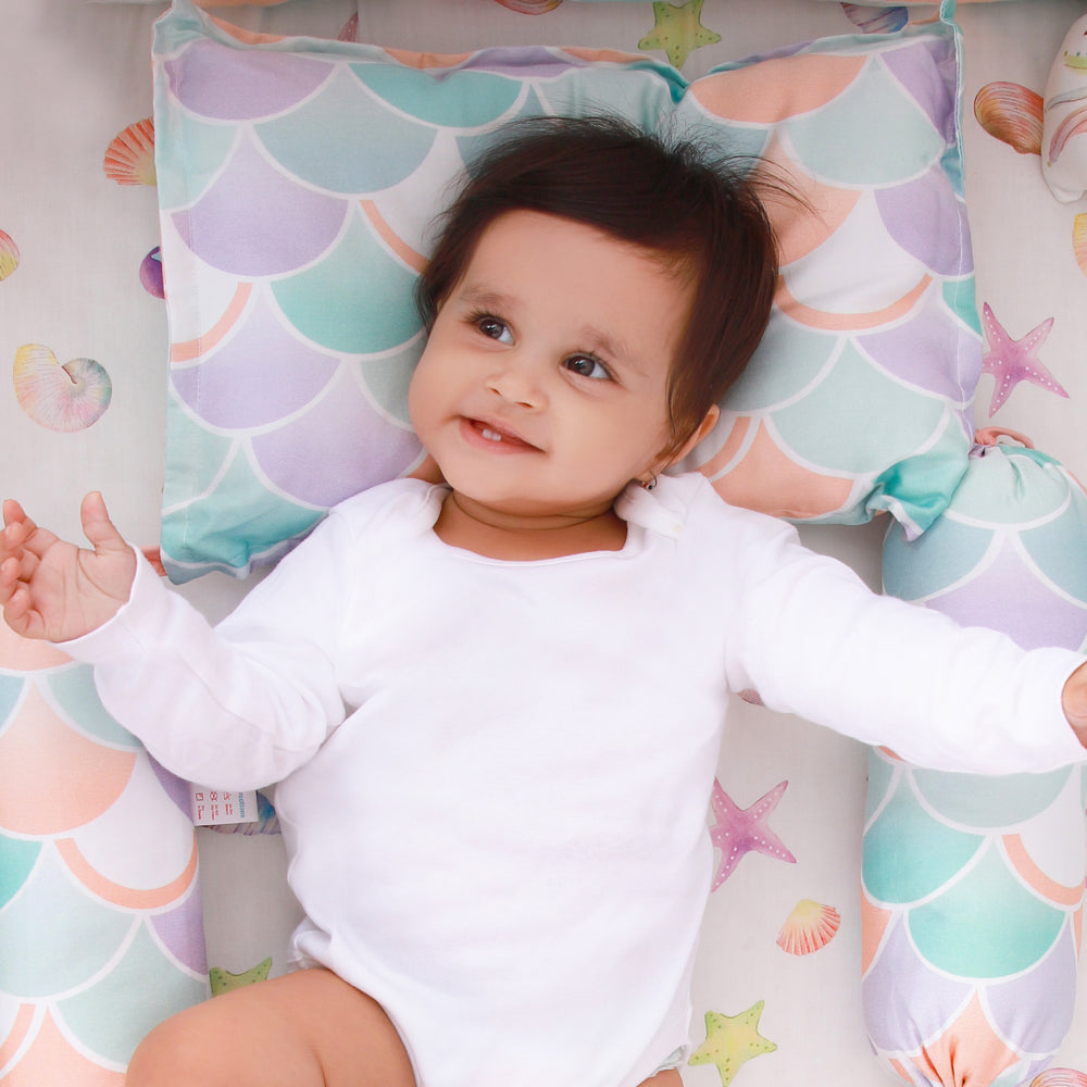 Organic Baby Pillow - Sea Fantasy