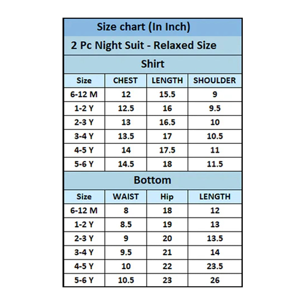 Bamboo Muslin Night Suit - Sea Life