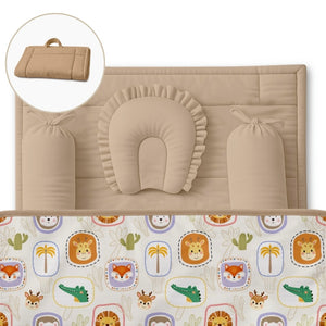 5 Pc Bamboo Muslin Nap Pack - Jungle Buddies