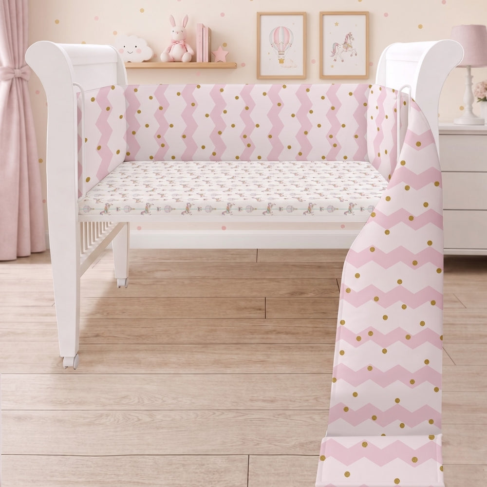 Organic Full Cot Bumper - Sugarcube