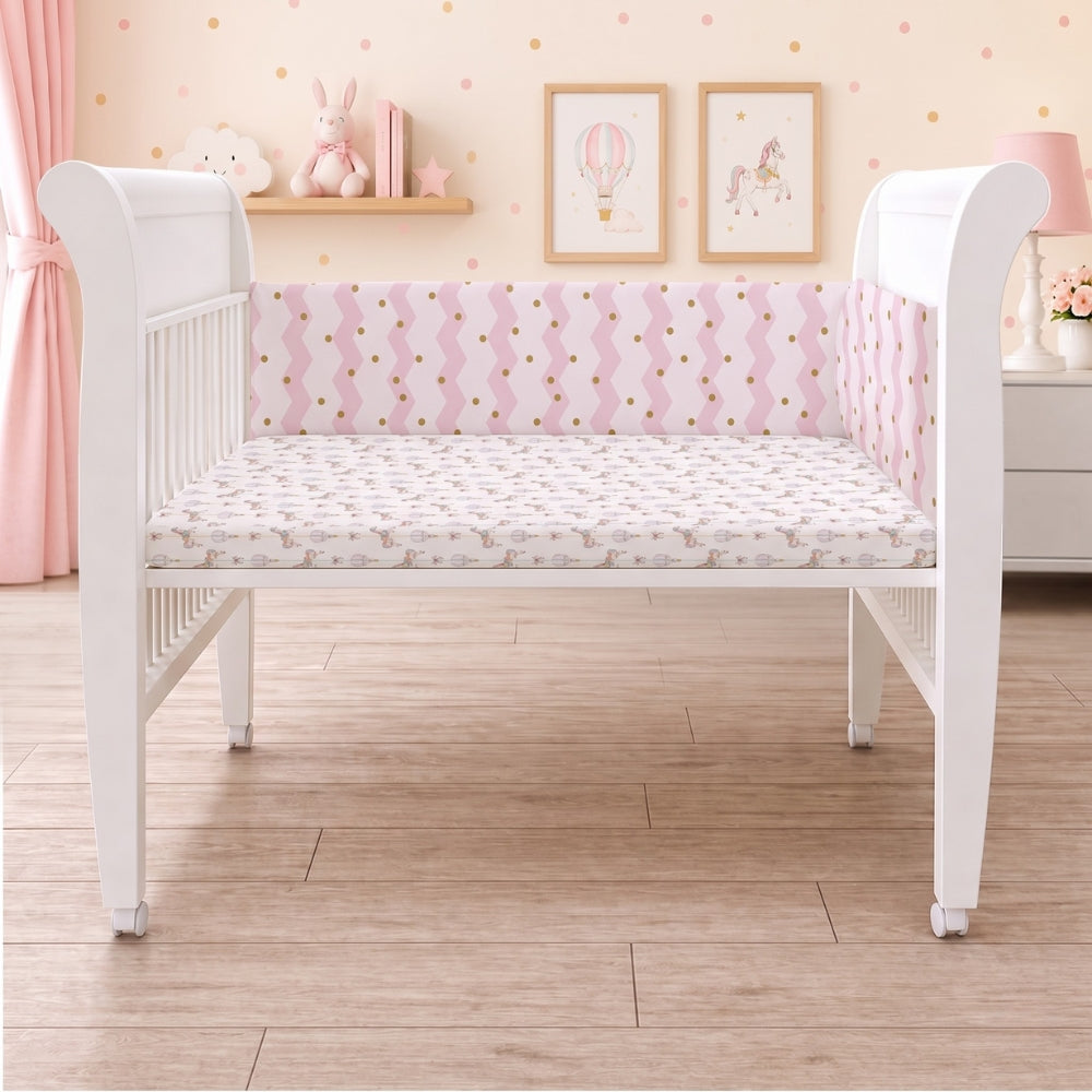Organic Half Cot Bumper - Sugarcube