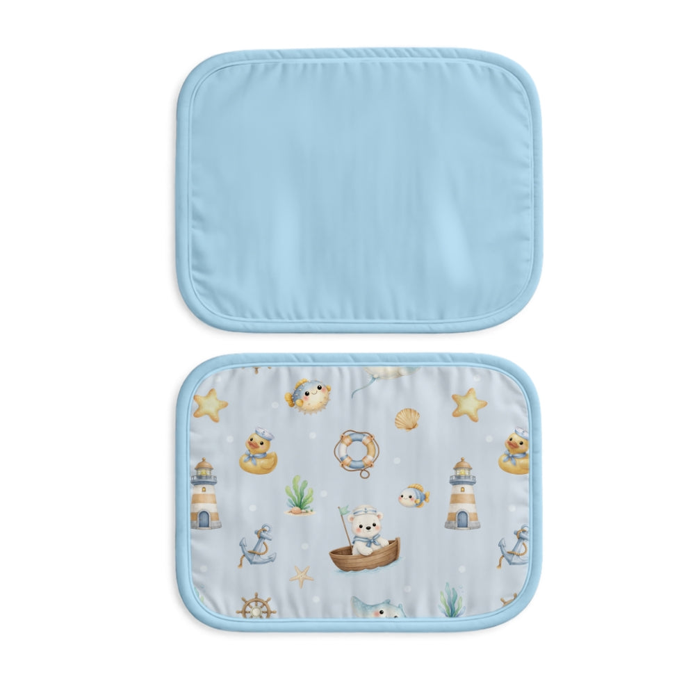 Set of 2 Organic Rai Pillow Cover - Ocean Pals