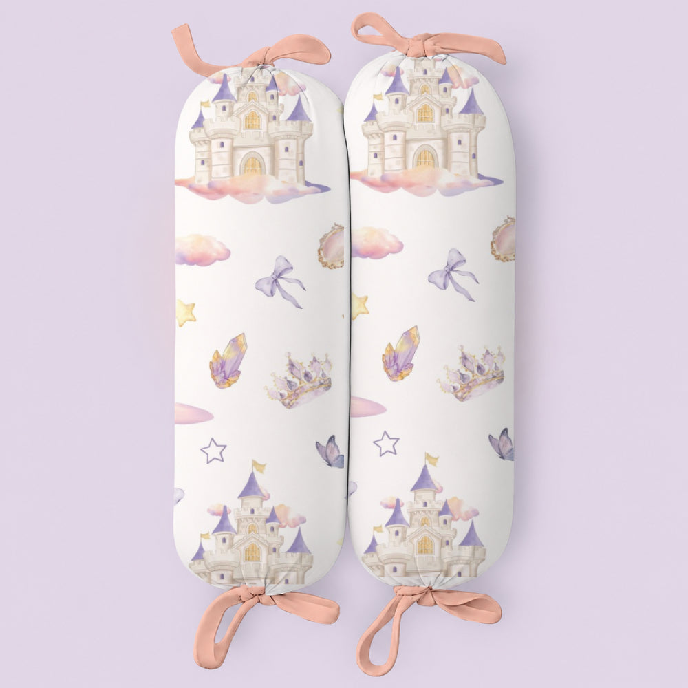 Set of 2 Organic Bolsters - Princess