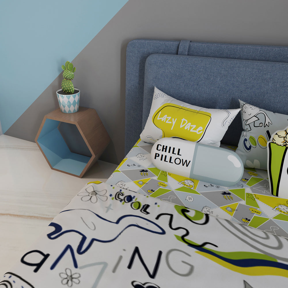 Kids 6 Pc Single Full Bed Set – Doodle Land