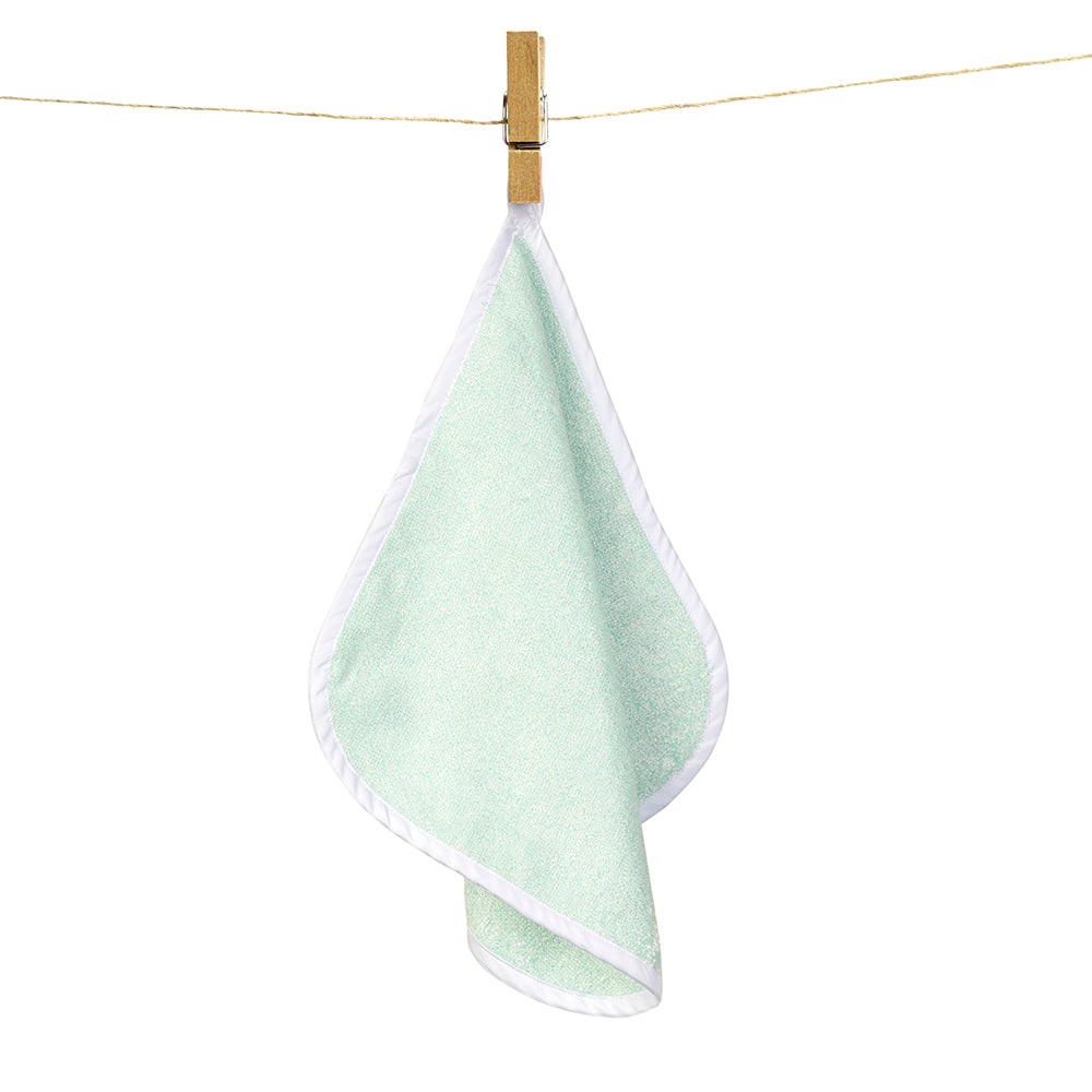 Pack of 3 Bamboo Cotton Washcloth - Blue