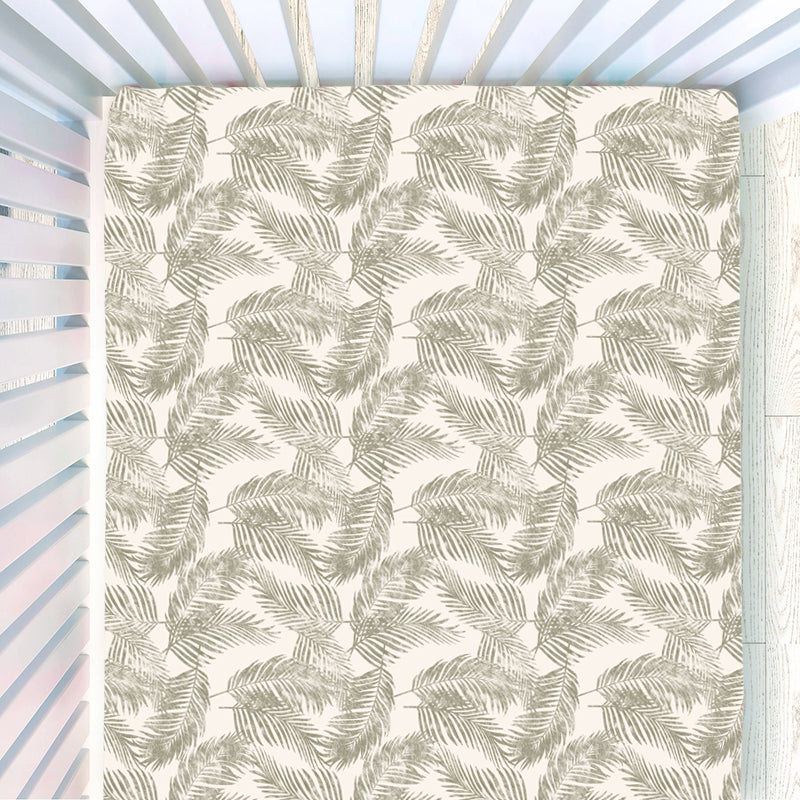 Bamboo Muslin Fitted Sheet – Safari