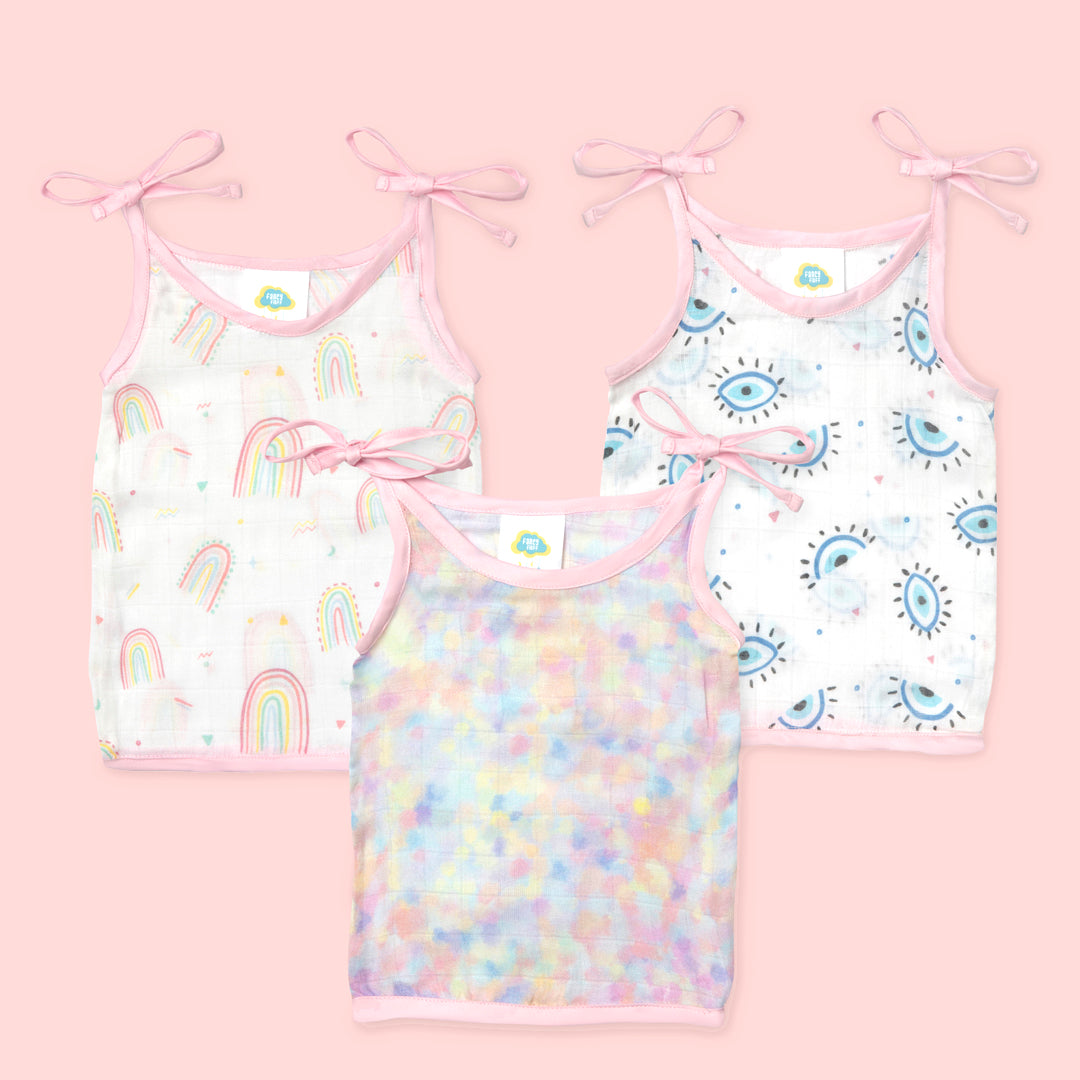 Pack of 3 Bamboo Muslin Jhablas