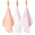 Pack of 3 Bamboo Cotton Washcloth - Pink