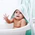 Baby Bamboo Cotton Hooded Towel - Blueberry Swirl