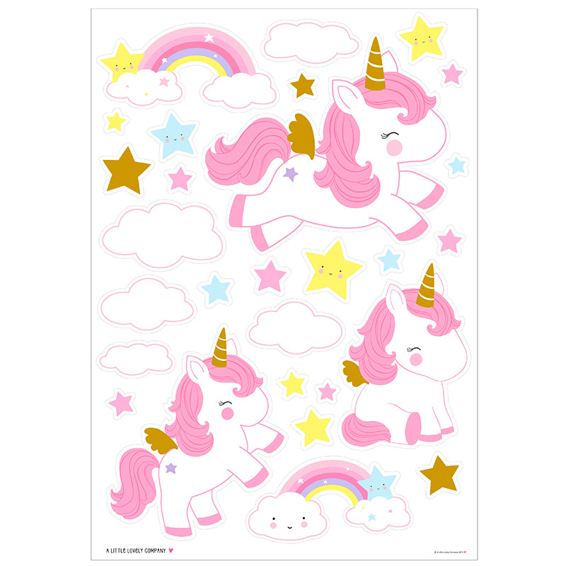 Wall Sticker - Unicorn Gold