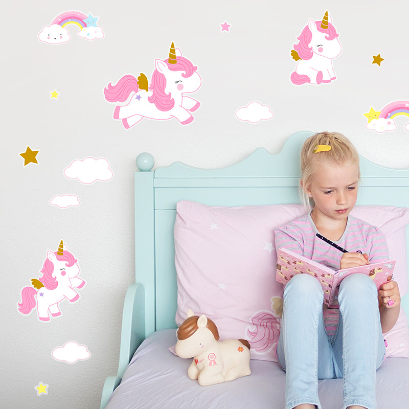 Wall Sticker - Unicorn Gold