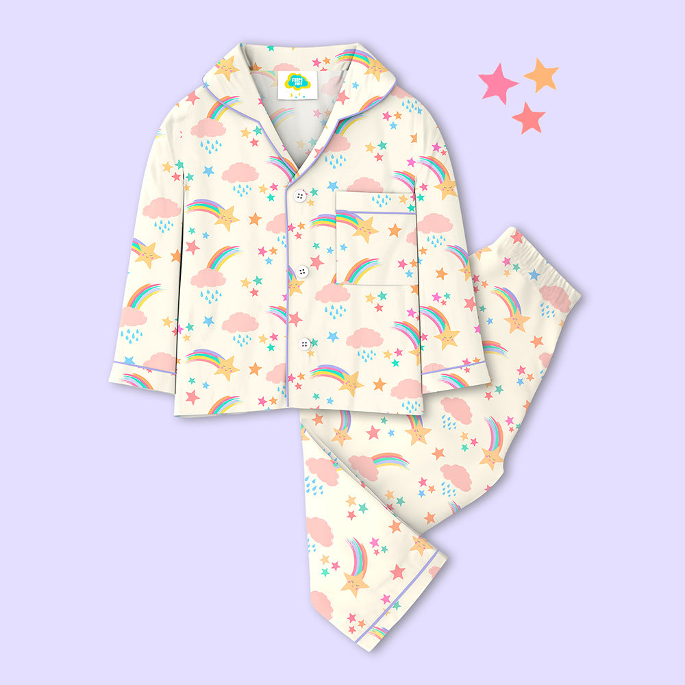 Pure Cotton Night Suit  - Star Gaze