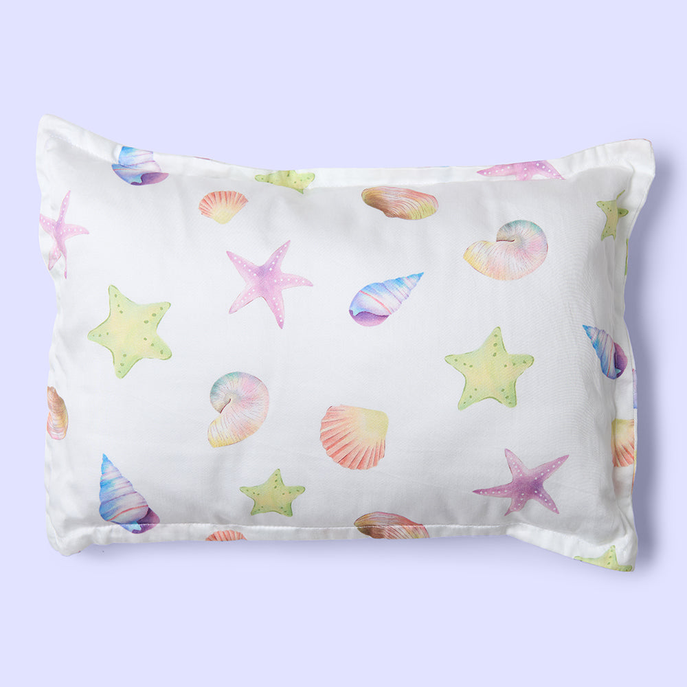 Organic Baby Pillow -  Sea Fantasy