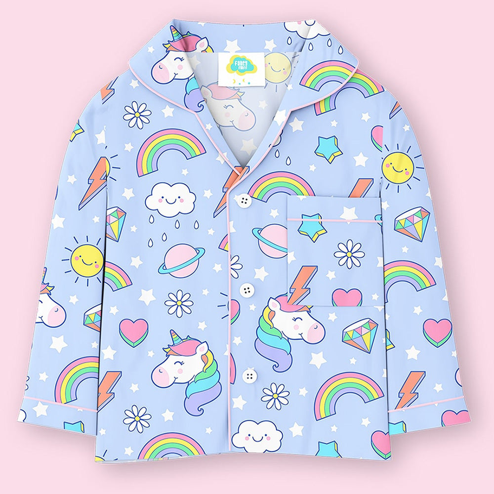 Pure Cotton Night Suit  - Diamond