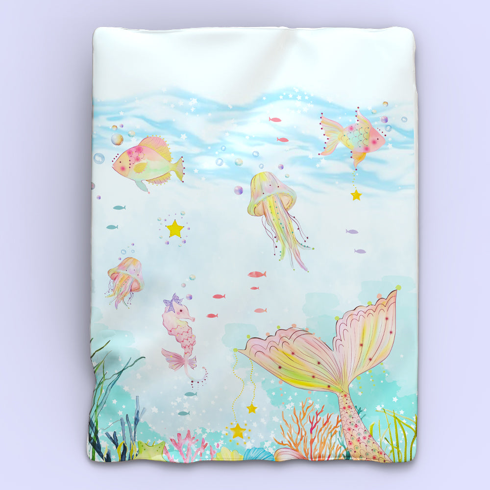 Organic Baby Comforter - Sea Fantasy