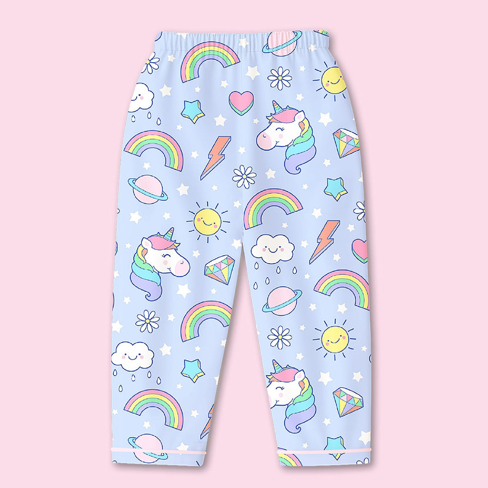 Pure Cotton Night Suit  - Diamond