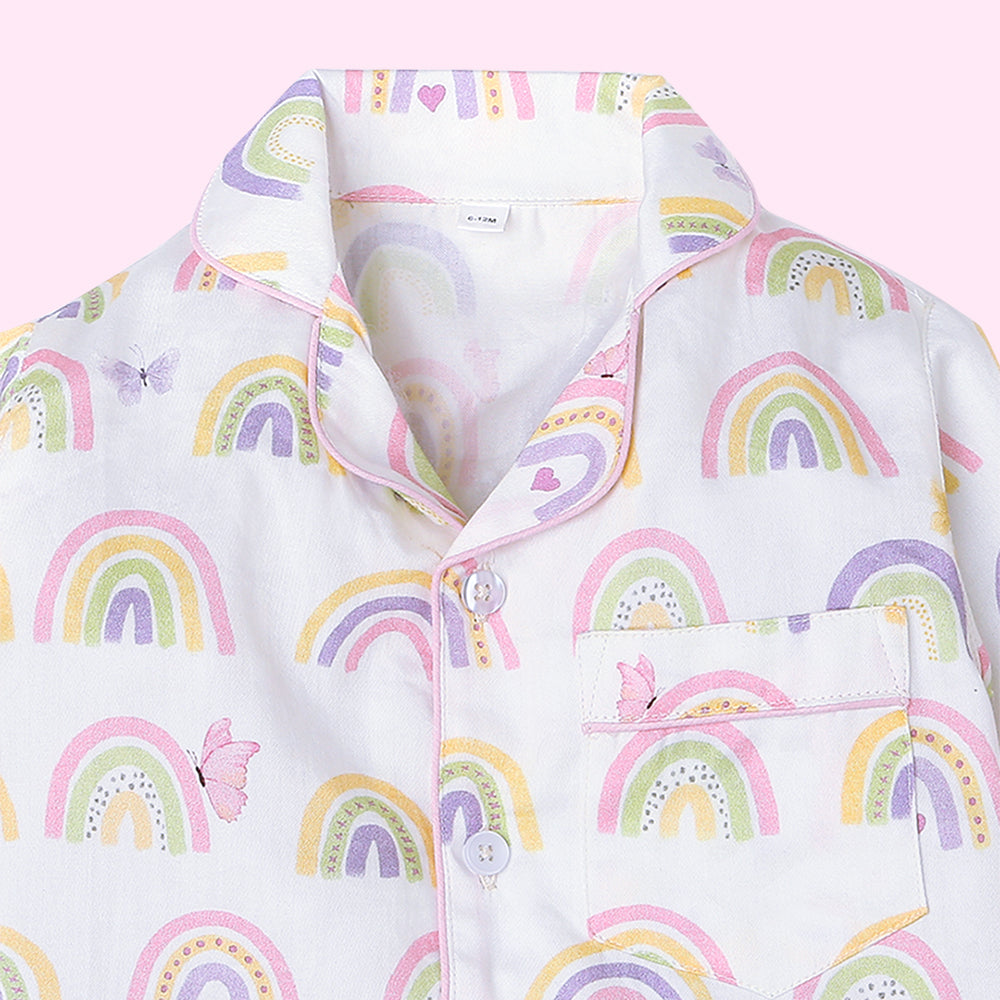 Organic Night Suit - Rainbow Dreams