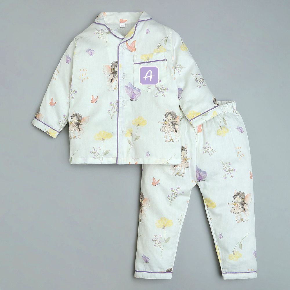 Organic Cotton  Night Suit - Pixie Dust