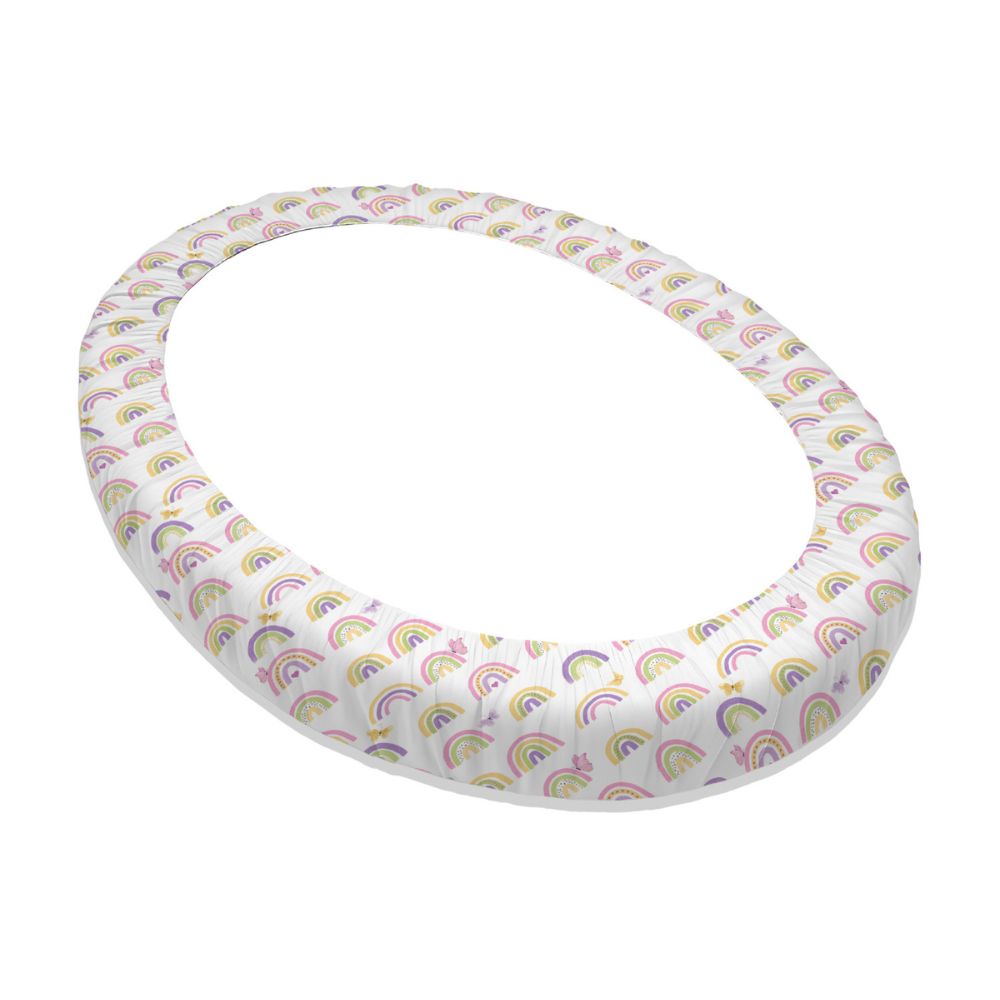 Fitted Sheet For Stokke Sleepi Bed Mini - Rainbow Dreams