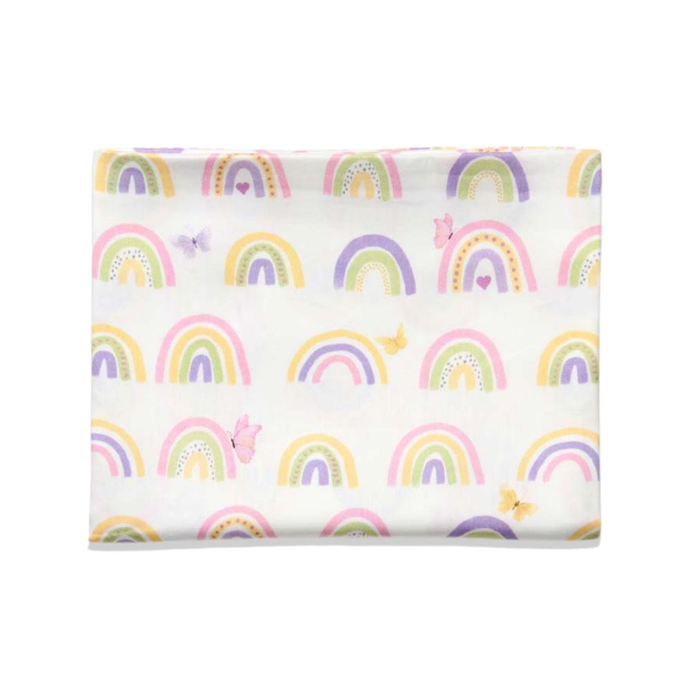 Fitted Sheet For Stokke Sleepi Bed Mini - Rainbow Dreams