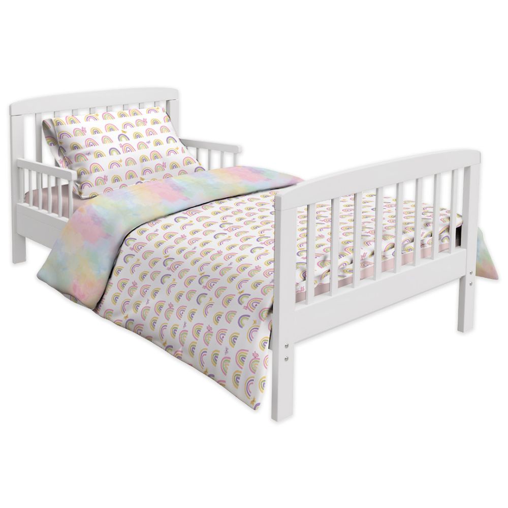 5 Pc Organic Cotton Comforter Set - Rainbow Dreams