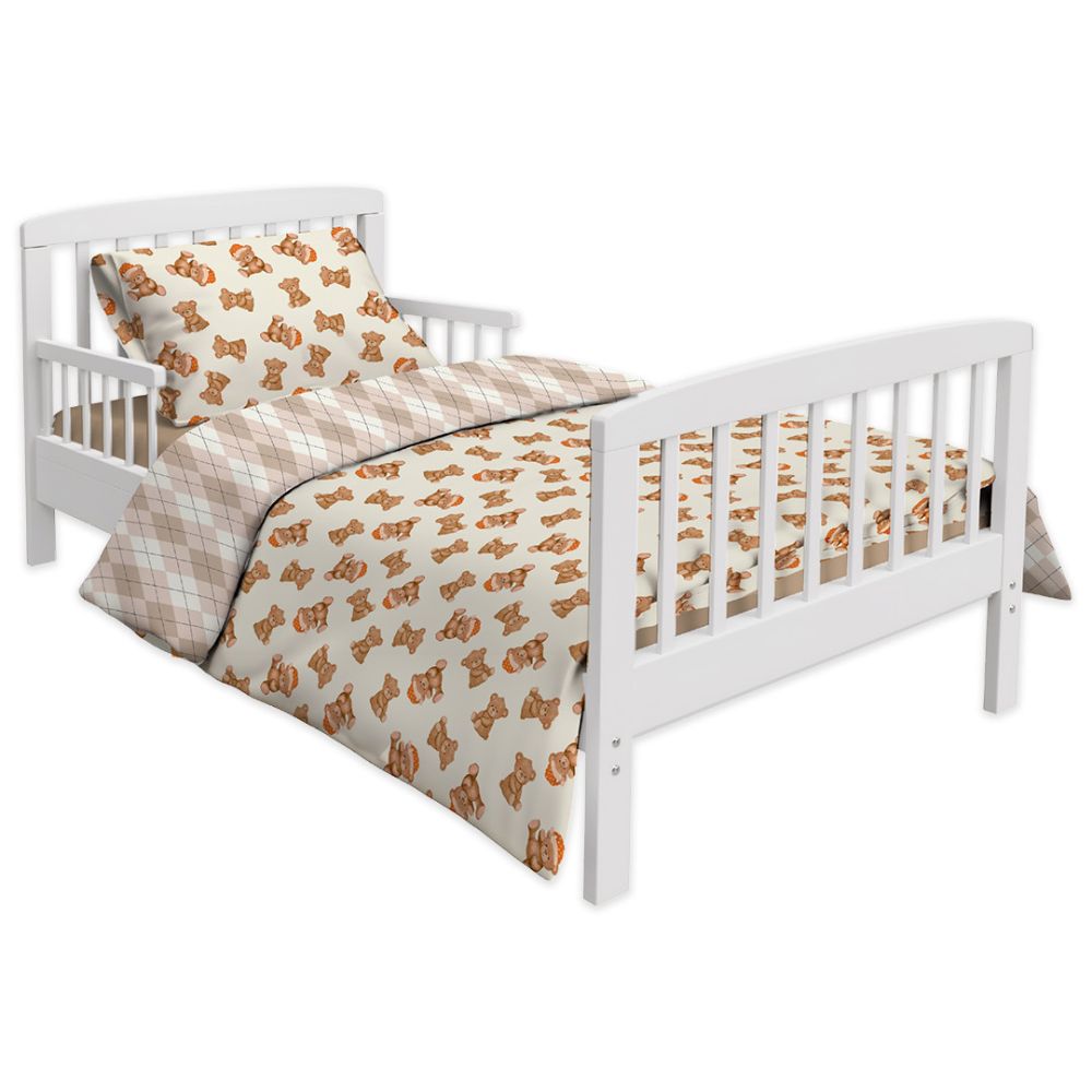 5 Pc Organic Cotton Comforter Set - Cuddle Bear