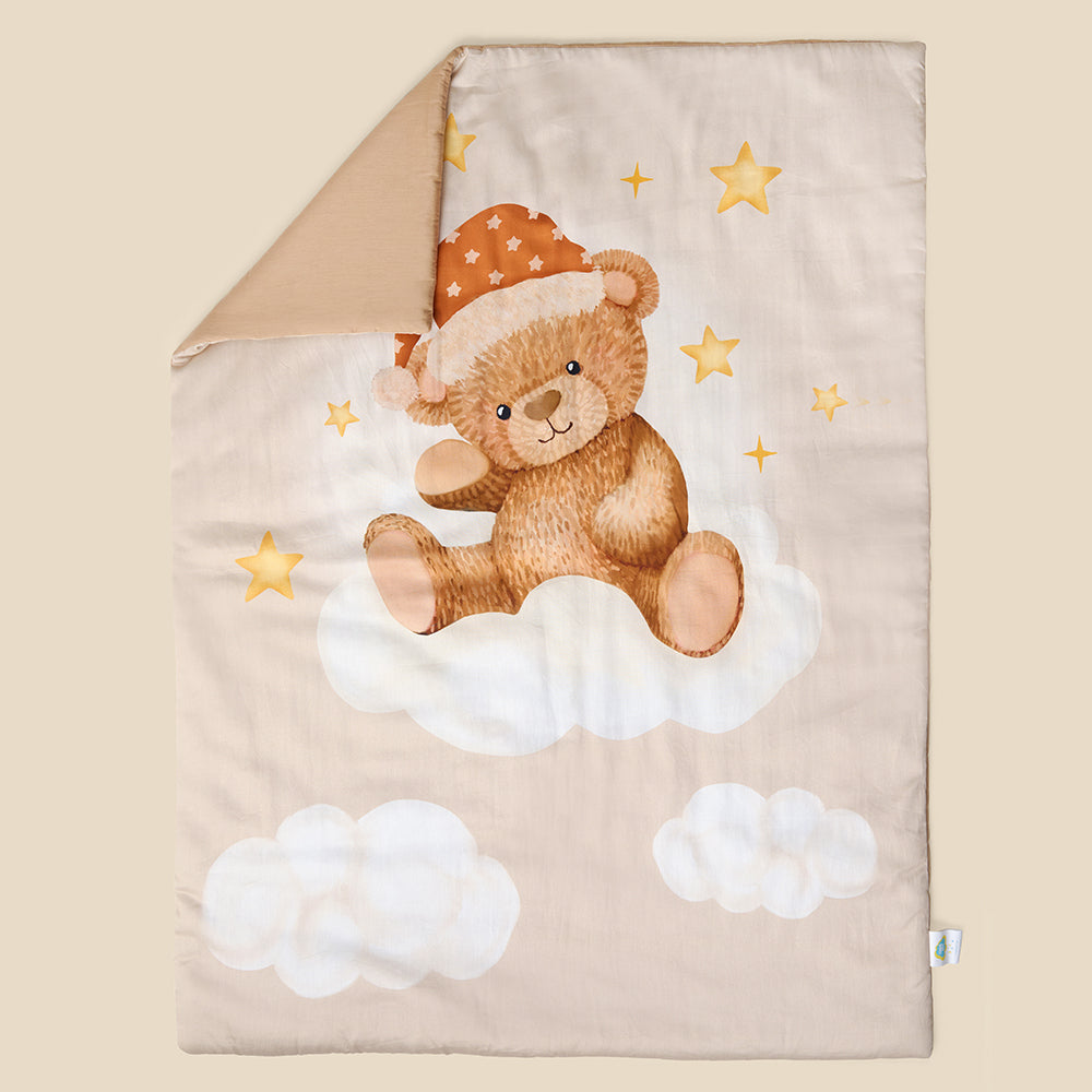 Organic Toddler Comforter - Cuddle Bear