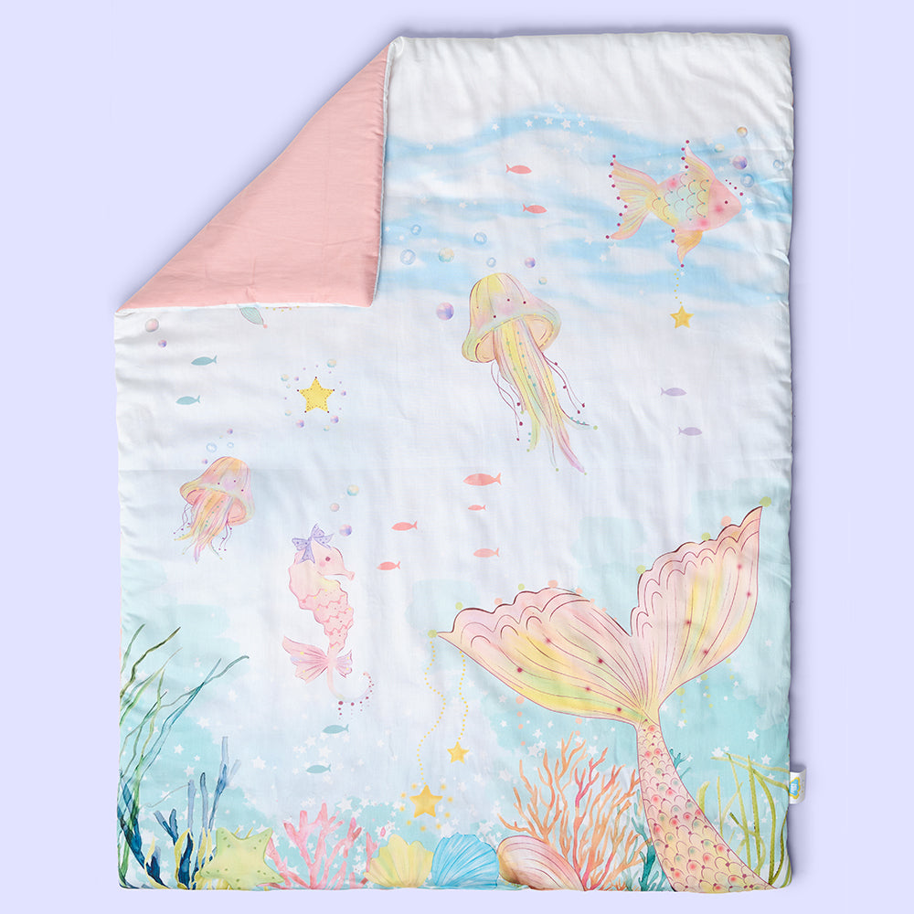 Organic Toddler Comforter - Sea Fantasy