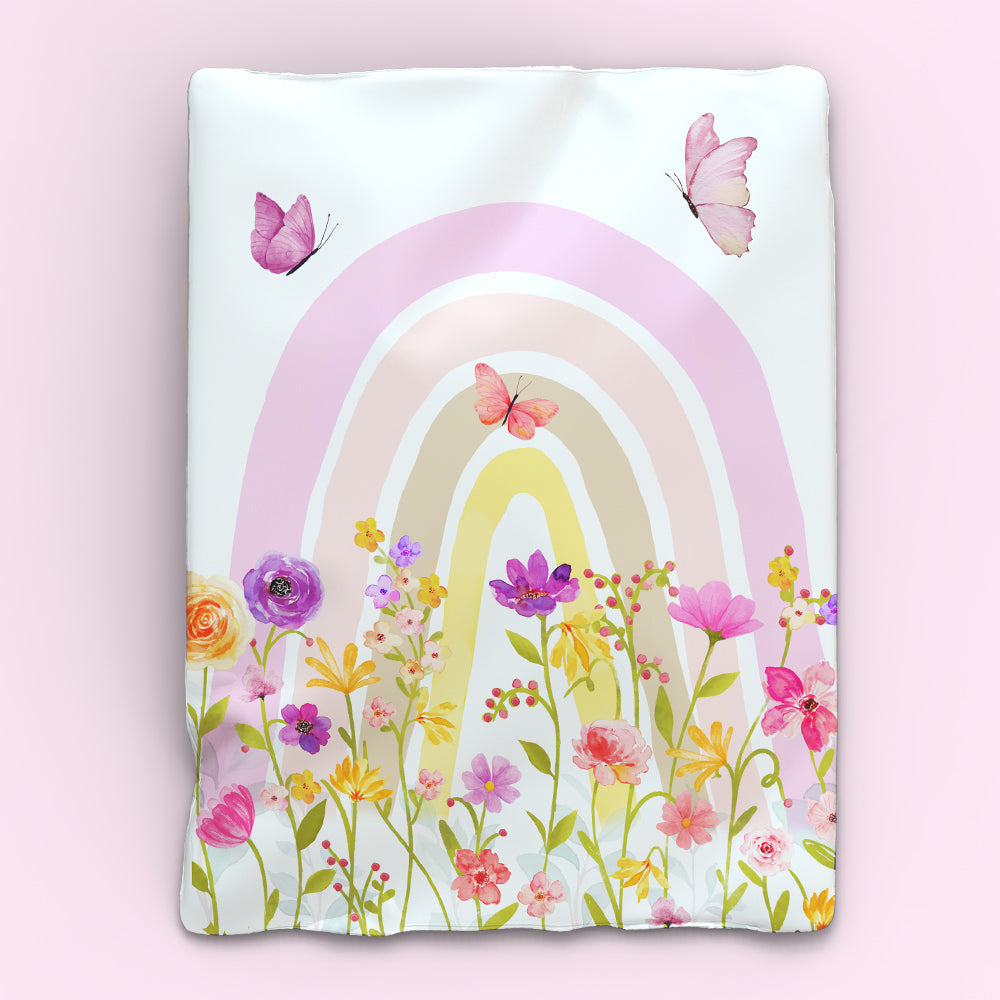 Organic Baby Comforter - Rainbow Dreams