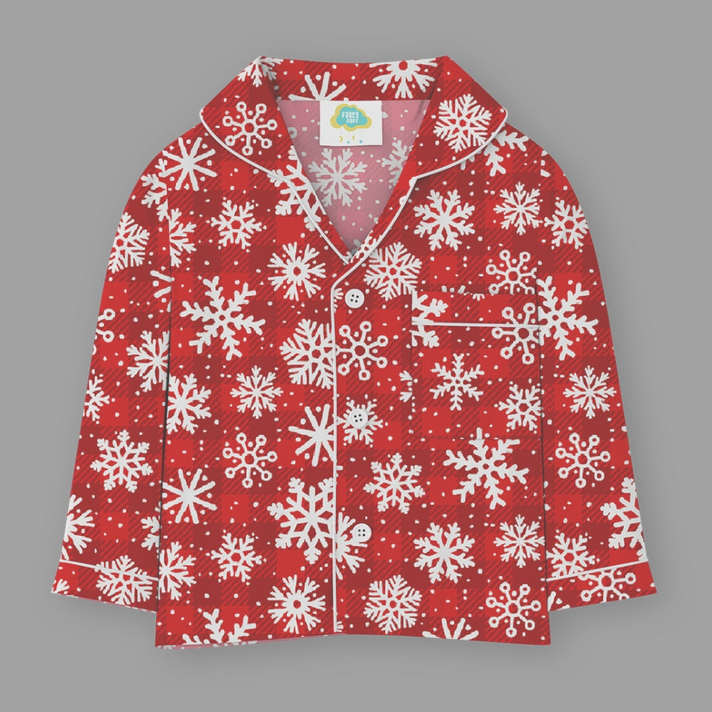 Christmas Cotton Night Suit - Let it Snow