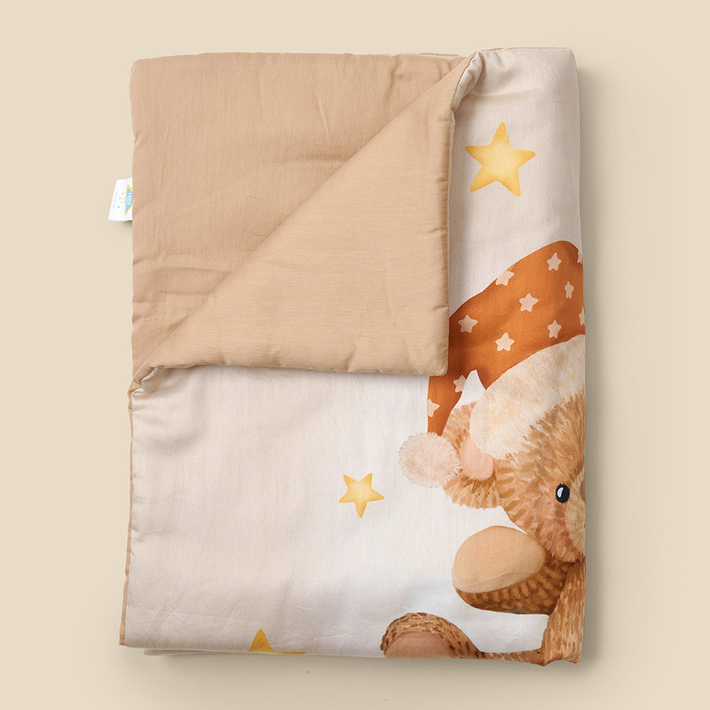 Organic Toddler Comforter - Cuddle Bear