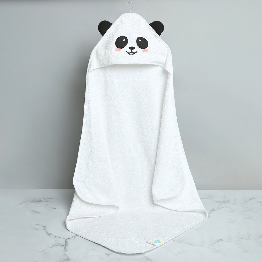 Bamboo Cotton Baby Hooded Towel - Panda