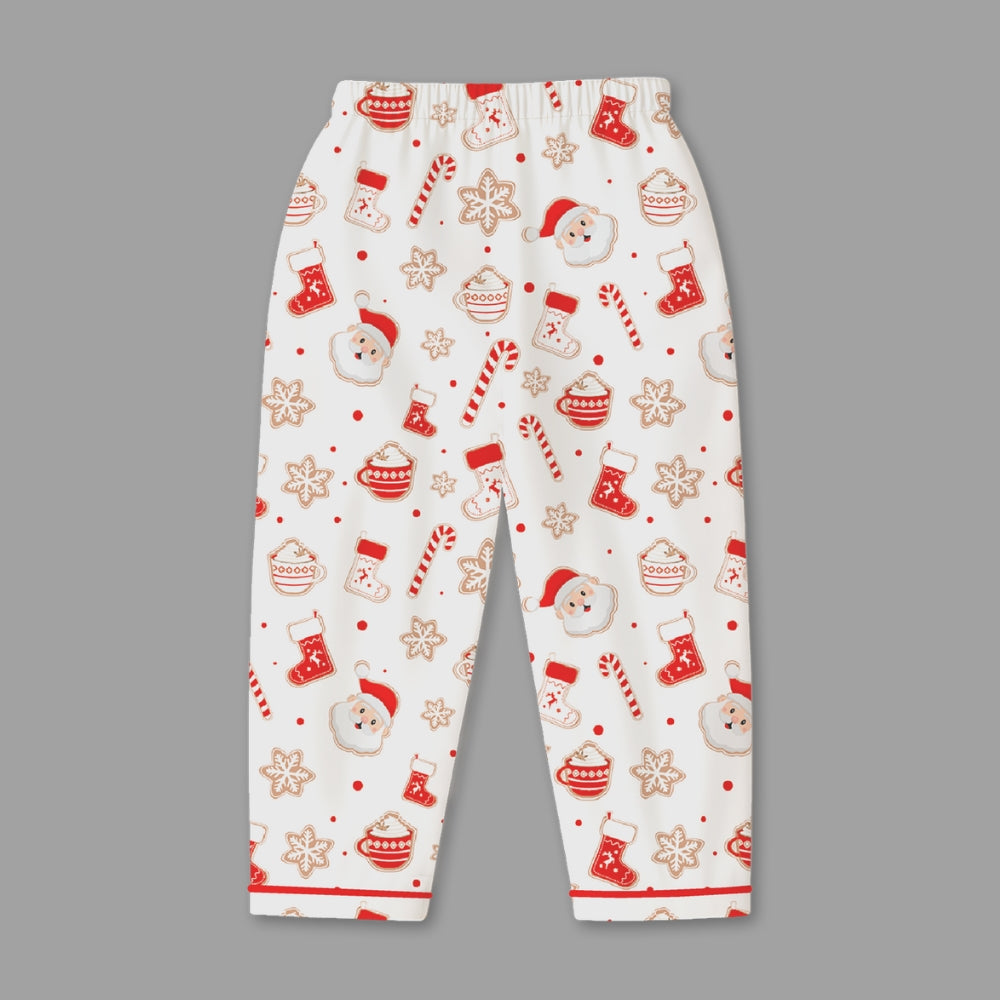 Christmas Cotton Night Suit - Ho Ho Ho