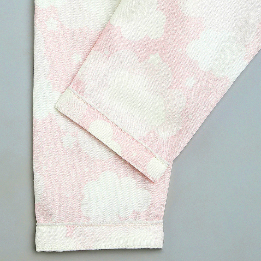 Organic Cotton  Night Suit - Cloud Pink