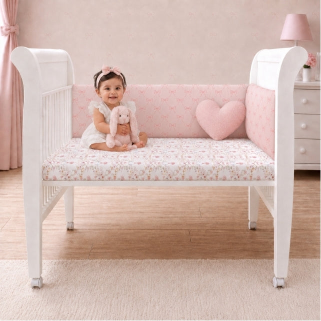 Organic Half Cot Bumper - Bella