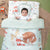 6 PC Organic New Born Bed Set - Woodland