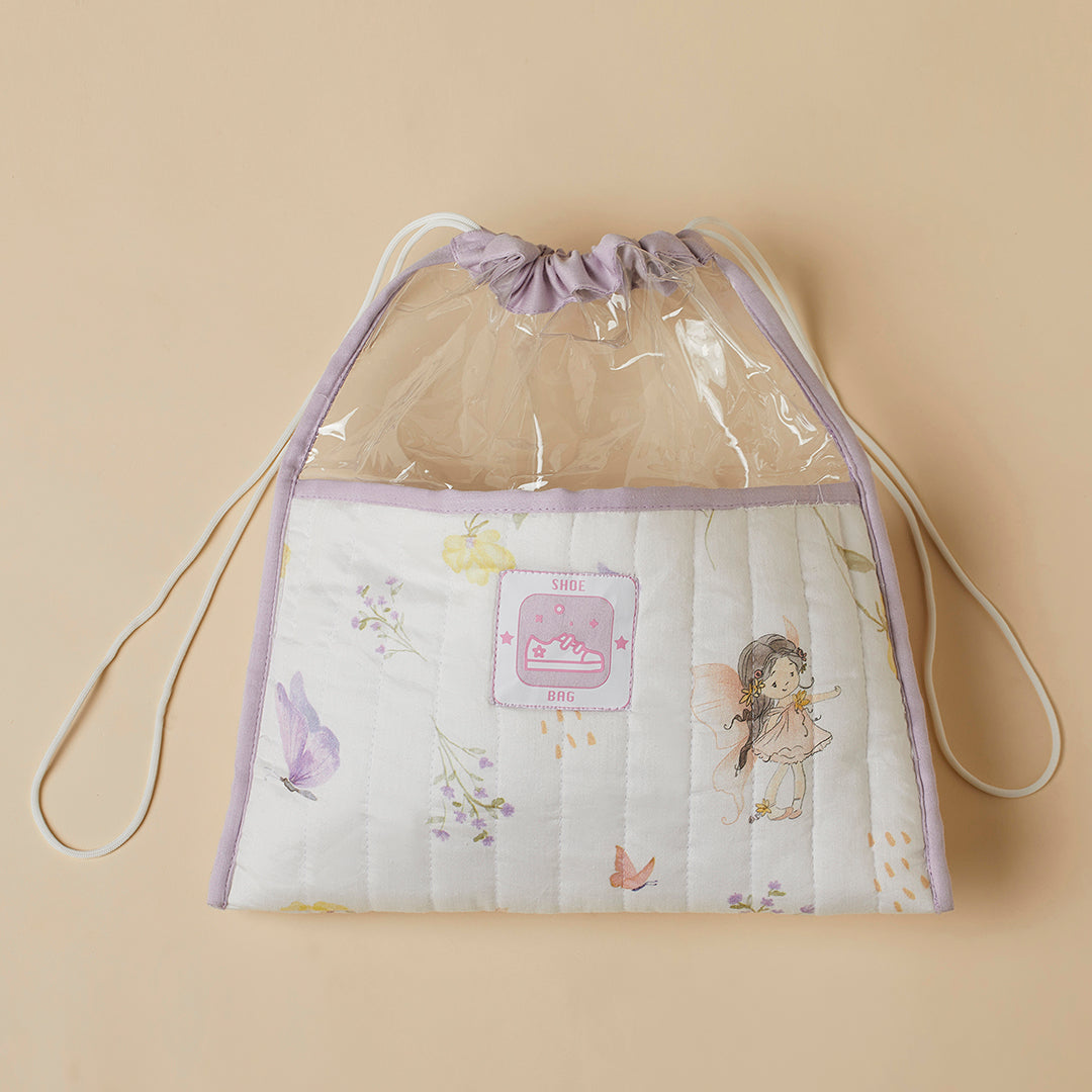 Organic Cotton Shoe Bag - Fairy