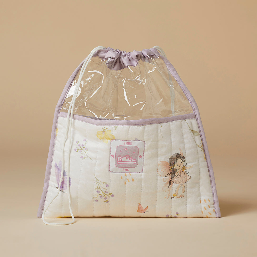 Organic Cotton Shoe Bag - Fairy